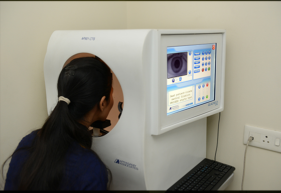 BVI Camp Patient Visual Field Test